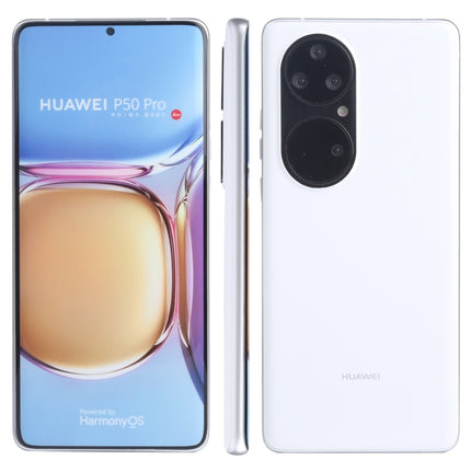 For Huawei P50 Pro Color Screen Non-Working Fake Dummy Display Model (White)-garmade.com