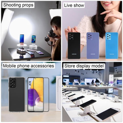 For Samsung Galaxy A72 5G Black Screen Non-Working Fake Dummy Display Model (Purple)-garmade.com