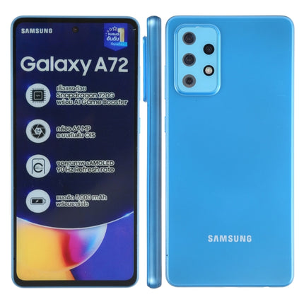 For Samsung Galaxy A72 5G Color Screen Non-Working Fake Dummy Display Model (Blue)-garmade.com