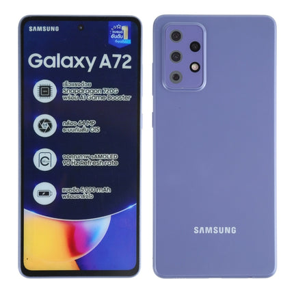 For Samsung Galaxy A72 5G Color Screen Non-Working Fake Dummy Display Model (Purple)-garmade.com