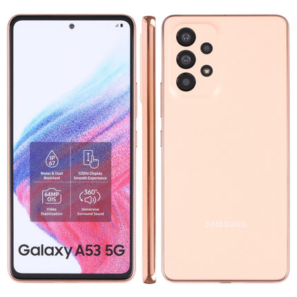 For Samsung Galaxy A53 5G Original Color Screen Non-Working Fake Dummy Display Model(Gold)-garmade.com