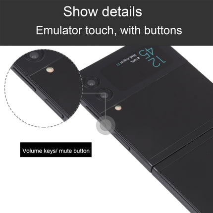 For Samsung Galaxy Z Flip4 Black Screen Non-Working Fake Dummy Display Model(Black)-garmade.com