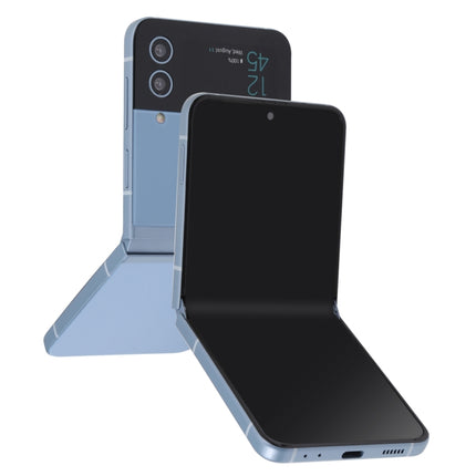 For Samsung Galaxy Z Flip4 Black Screen Non-Working Fake Dummy Display Model (Blue)-garmade.com