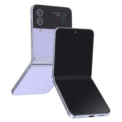 For Samsung Galaxy Z Flip4 Black Screen Non-Working Fake Dummy Display Model (Purple)-garmade.com