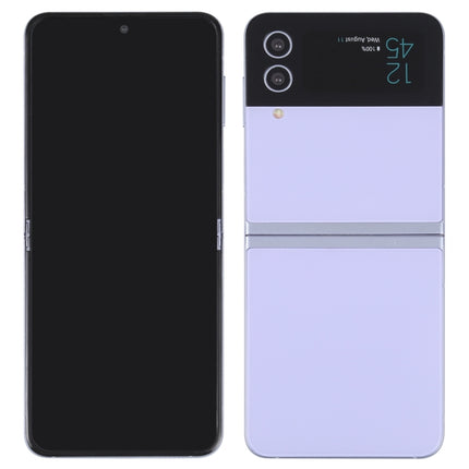 For Samsung Galaxy Z Flip4 Black Screen Non-Working Fake Dummy Display Model (Purple)-garmade.com