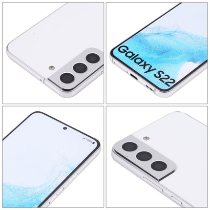 For Samsung Galaxy S22 5G Original Color Screen Non-Working Fake Dummy Display Model (White)-garmade.com