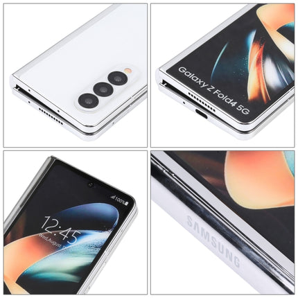 For Samsung Galaxy Z Fold4 Color Screen Non-Working Fake Dummy Display Model (White)-garmade.com