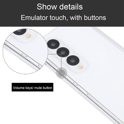 For Samsung Galaxy Z Fold4 Color Screen Non-Working Fake Dummy Display Model (White)-garmade.com