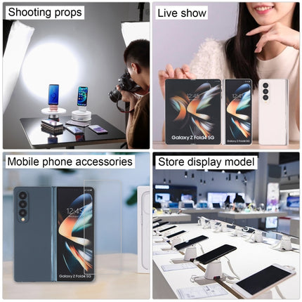 For Samsung Galaxy Z Fold4 Color Screen Non-Working Fake Dummy Display Model (White)-garmade.com