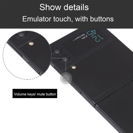 For Samsung Galaxy Z Flip4 Color Screen Non-Working Fake Dummy Display Model (Black)-garmade.com