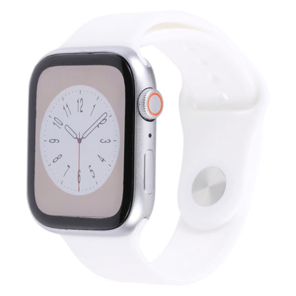 For Apple Watch Series 8 41mm Color Screen Non-Working Fake Dummy Display Model, For Photographing Watch-strap, No Watchband(White)-garmade.com