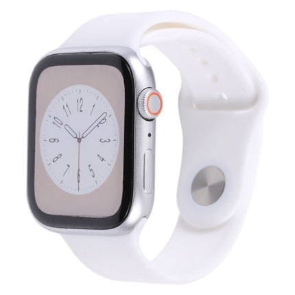 For Apple Watch Series 8 41mm Color Screen Non-Working Fake Dummy Display Model(White)-garmade.com