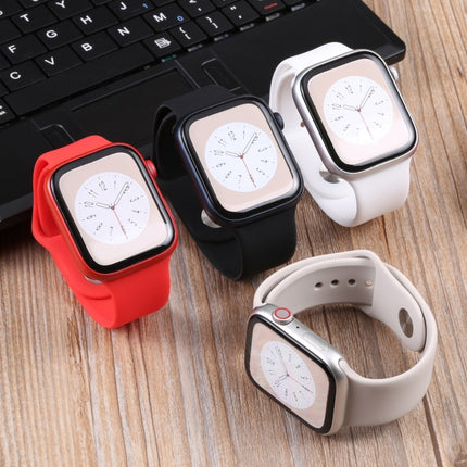 For Apple Watch Series 8 41mm Color Screen Non-Working Fake Dummy Display Model(White)-garmade.com