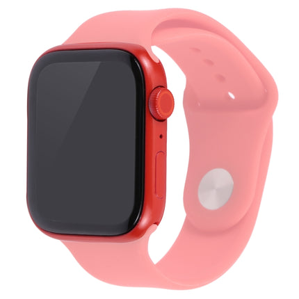 For Apple Watch Series 8 41mm Black Screen Non-Working Fake Dummy Display Model, For Photographing Watch-strap, No Watchband(Red)-garmade.com