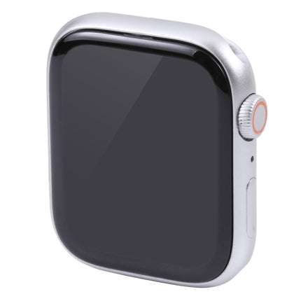 For Apple Watch Series 8 41mm Black Screen Non-Working Fake Dummy Display Model, For Photographing Watch-strap, No Watchband(White)-garmade.com