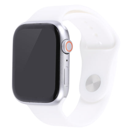 For Apple Watch Series 8 41mm Black Screen Non-Working Fake Dummy Display Model, For Photographing Watch-strap, No Watchband(White)-garmade.com