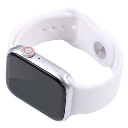 For Apple Watch Series 8 45mm Black Screen Non-Working Fake Dummy Display Model(White)-garmade.com