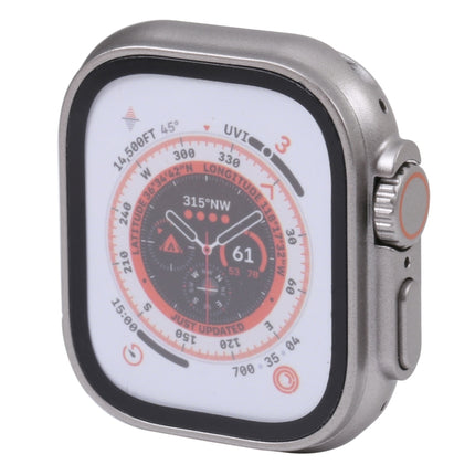 For Apple Watch Ultra 49mm Color Screen Non-Working Fake Dummy Display Model, For Photographing Watch-strap, No Watchband (Silver)-garmade.com