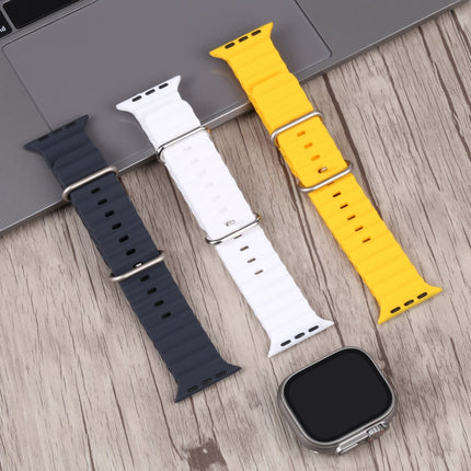 For Apple Watch Ultra 49mm Black Screen Non-Working Fake Dummy Display Model (Yellow)-garmade.com