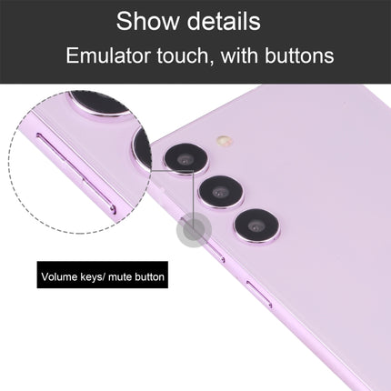 For Samsung Galaxy S23 5G Black Screen Non-Working Fake Dummy Display Model(Purple)-garmade.com