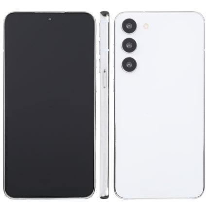 For Samsung Galaxy S23+ 5G Black Screen Non-Working Fake Dummy Display Model(White)-garmade.com