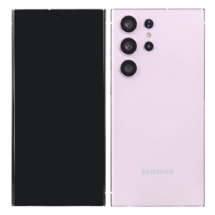 For Samsung Galaxy S23 Ultra 5G Black Screen Non-Working Fake Dummy Display Model(Purple)-garmade.com