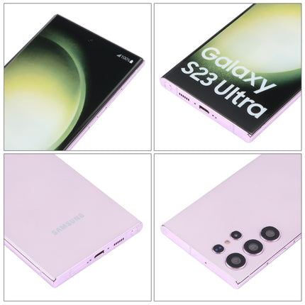 For Samsung Galaxy S23 Ultra 5G Color Screen Non-Working Fake Dummy Display Model(Lavender Purple)-garmade.com