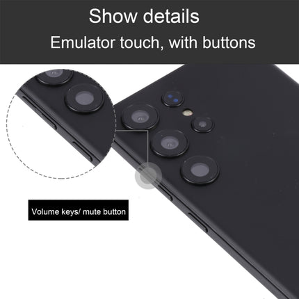 For Samsung Galaxy S23 Ultra 5G Color Screen Non-Working Fake Dummy Display Model(Black)-garmade.com