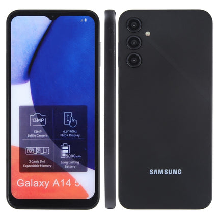 For Samsung Galaxy A14 5G Color Screen Non-Working Fake Dummy Display Model(Black)-garmade.com