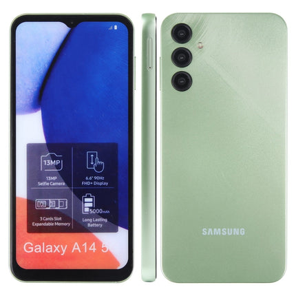 For Samsung Galaxy A14 5G Color Screen Non-Working Fake Dummy Display Model(Light Green)-garmade.com