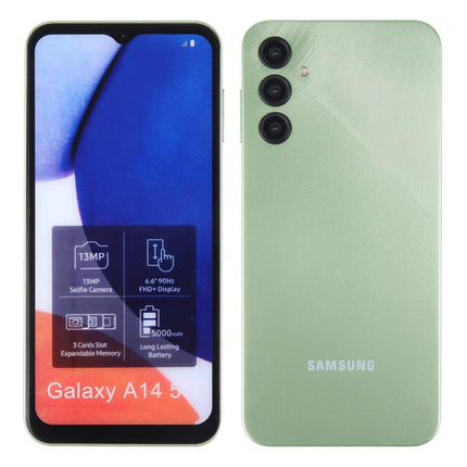 For Samsung Galaxy A14 5G Color Screen Non-Working Fake Dummy Display Model(Light Green)-garmade.com