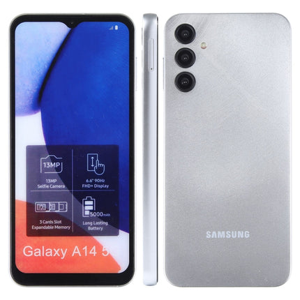 For Samsung Galaxy A14 5G Color Screen Non-Working Fake Dummy Display Model(Silver)-garmade.com