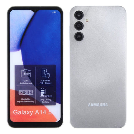 For Samsung Galaxy A14 5G Color Screen Non-Working Fake Dummy Display Model(Silver)-garmade.com