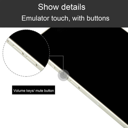 For iPhone 15 Plus Black Screen Non-Working Fake Dummy Display Model (Yellow)-garmade.com