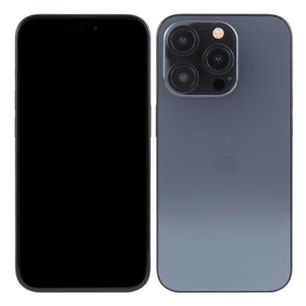 For iPhone 15 Pro Black Screen Non-Working Fake Dummy Display Model (Black Titanium)-garmade.com