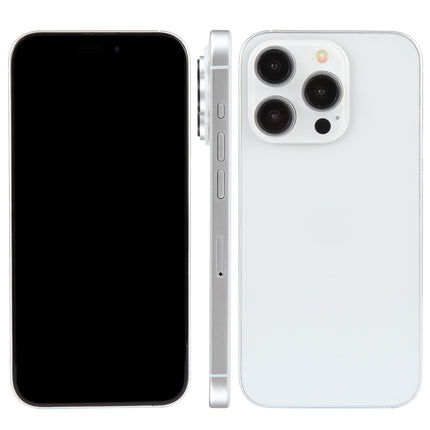 For iPhone 15 Pro Black Screen Non-Working Fake Dummy Display Model (White Titanium)-garmade.com
