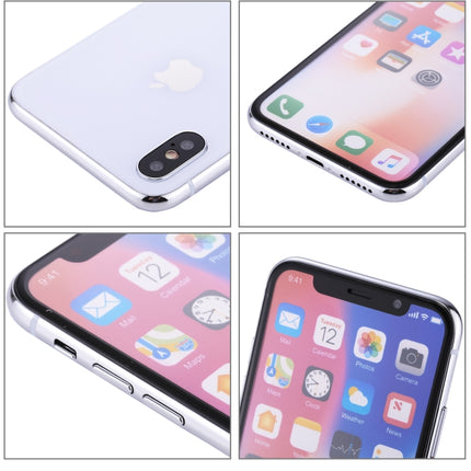 For iPhone X Color Screen Non-Working Fake Dummy Display Model(White)-garmade.com