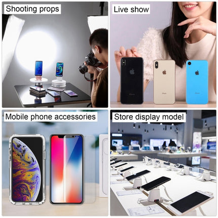 For iPhone X Color Screen Non-Working Fake Dummy Display Model(White)-garmade.com
