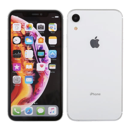 For iPhone XR Color Screen Non-Working Fake Dummy Display Model (White)-garmade.com