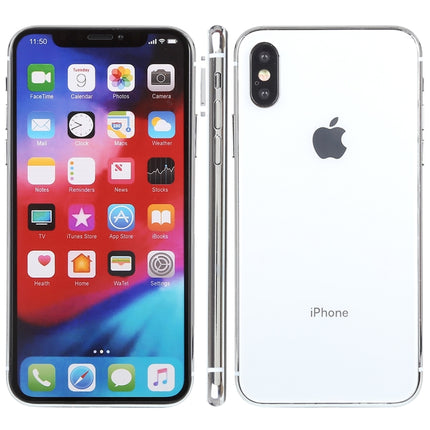 For iPhone XS Color Screen Non-Working Fake Dummy Display Model (White)-garmade.com