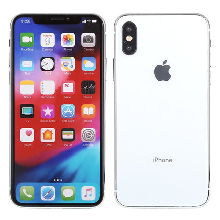 For iPhone XS Color Screen Non-Working Fake Dummy Display Model (White)-garmade.com