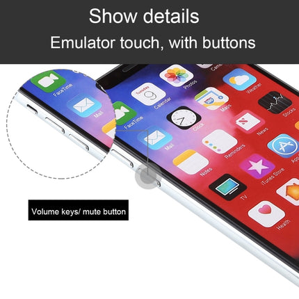 For iPhone XS Color Screen Non-Working Fake Dummy Display Model (White)-garmade.com