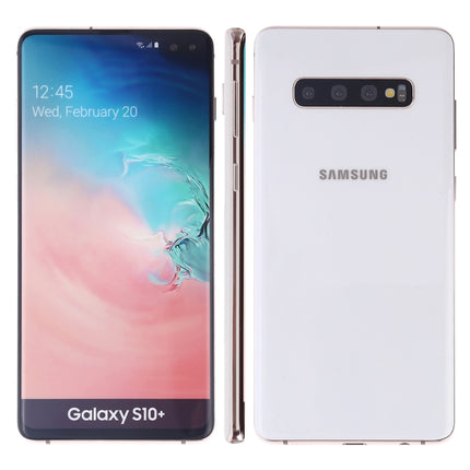 For Galaxy S10+ Original Color Screen Non-Working Fake Dummy Display Model (White)-garmade.com