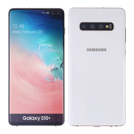 For Galaxy S10+ Original Color Screen Non-Working Fake Dummy Display Model (White)-garmade.com