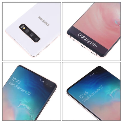 For Galaxy S10+ Original Color Screen Non-Working Fake Dummy Display Model (White)-garmade.com