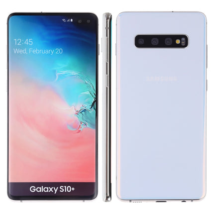 For Galaxy S10+ Original Color Screen Non-Working Fake Dummy Display Model (Zircon White)-garmade.com