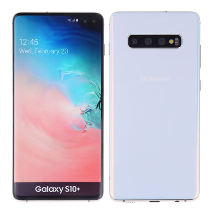 For Galaxy S10+ Original Color Screen Non-Working Fake Dummy Display Model (Zircon White)-garmade.com