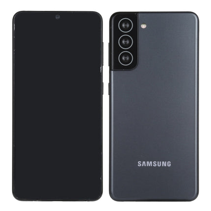 For Samsung Galaxy S21 5G Black Screen Non-Working Fake Dummy Display Model(Grey)-garmade.com