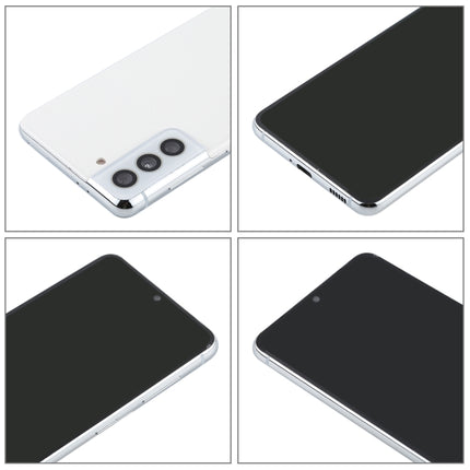 For Samsung Galaxy S21 5G Black Screen Non-Working Fake Dummy Display Model (White)-garmade.com