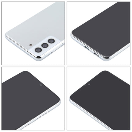 For Samsung Galaxy S21+ 5G Black Screen Non-Working Fake Dummy Display Model (Silver)-garmade.com